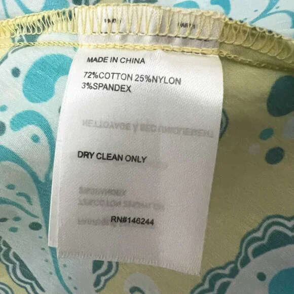 Paisley zip-up shirt dress retro-inspired - Picture 8 of 9